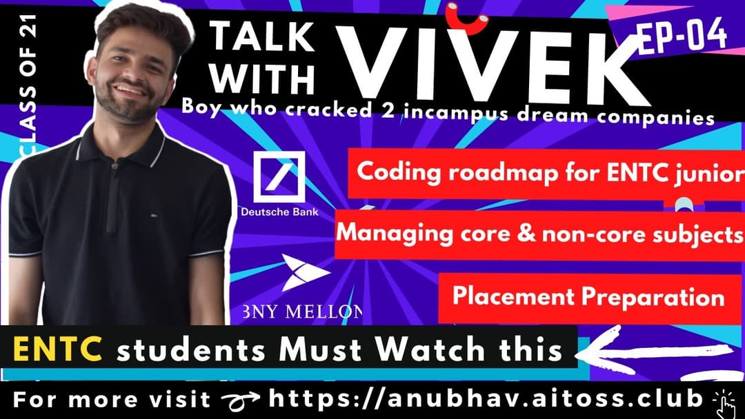 Talk with Vivek Kumar 🔥